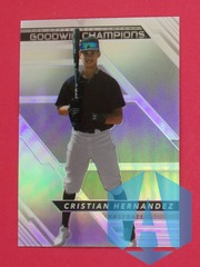 2022 UD Goodwin Champions Platinum Rainbow #P26 Cristian Hernandez - Baseball